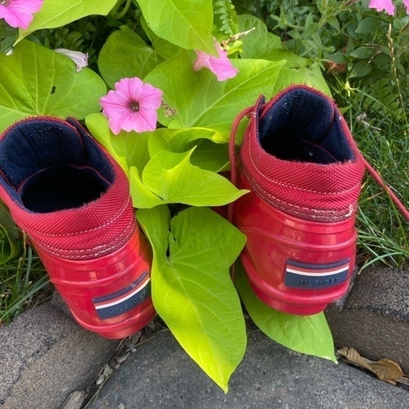 Tommy Hilfiger Red Cute Short Wellies - Picture 14 of 14